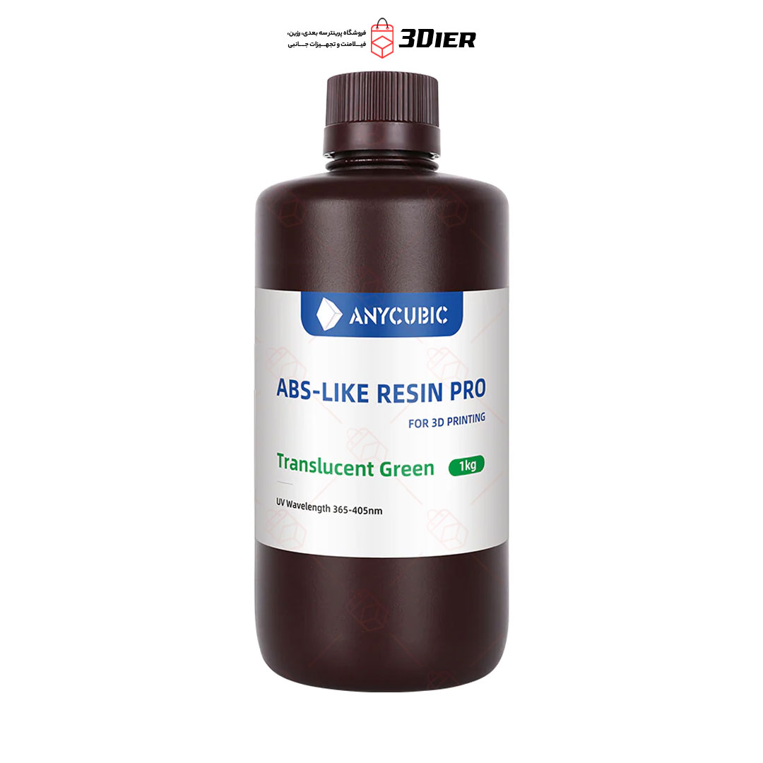 خرید رزین سبز نیمه شفاف Anycubic ABS Like Pro از فروشگاه 3dier