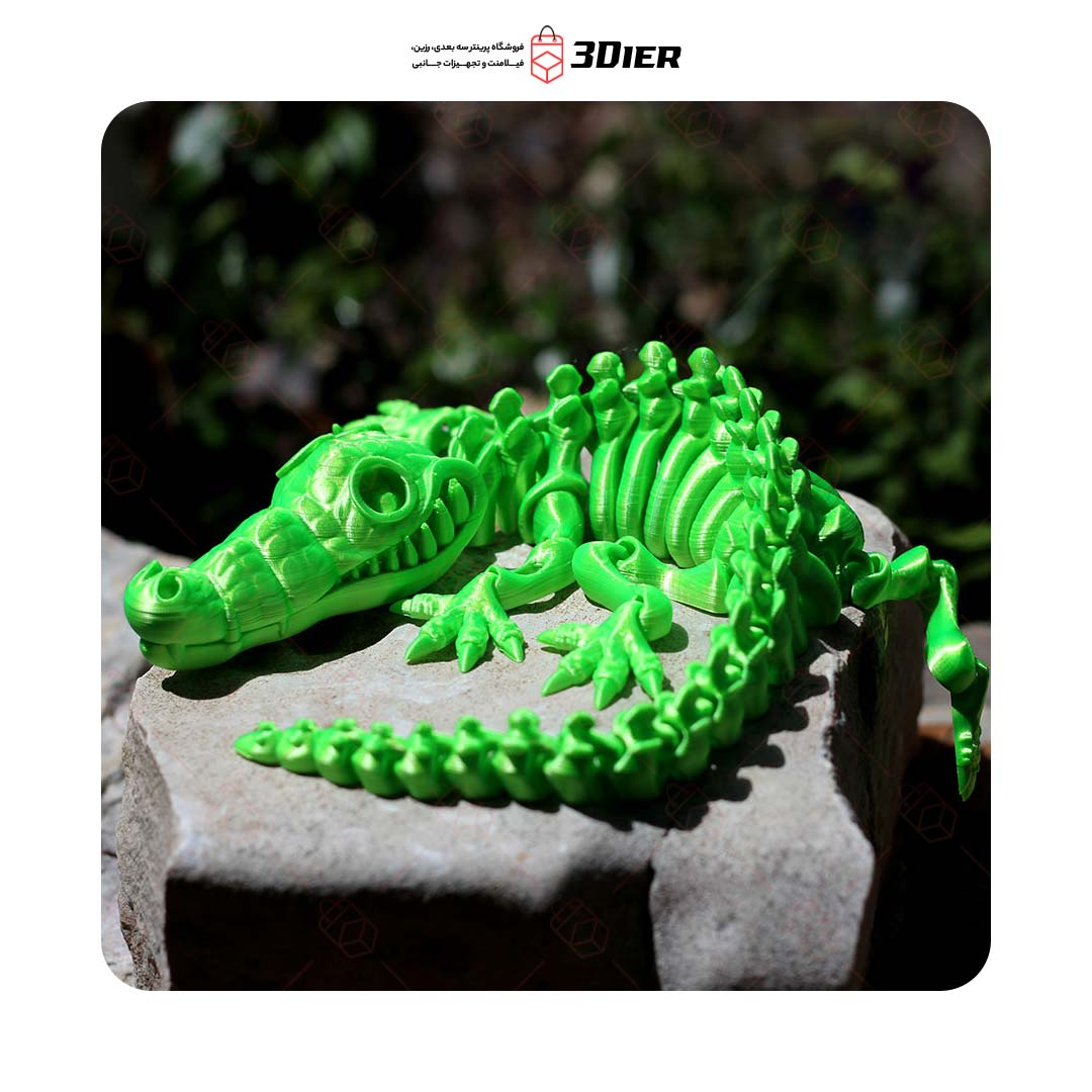 دانلود رایگان مدل سه بعدی Flexi Crocodile از فروشگاه 3Dier