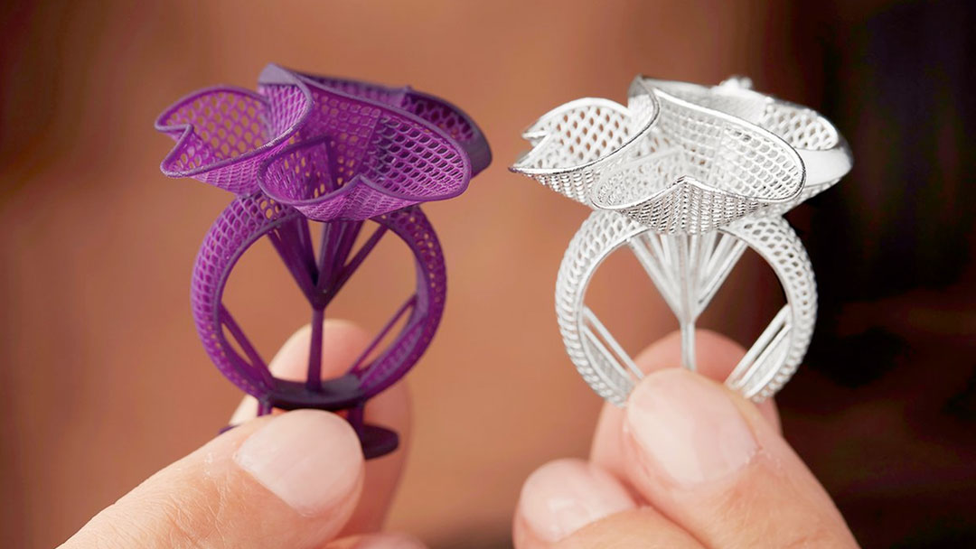چگونه با پرینتر سه بعدی جواهرات پیچیده و ظریف بسازیم؟