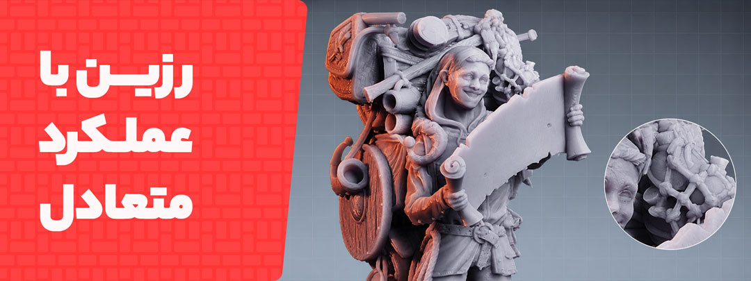 رزین با عملکرد متعادل در رزین بیسیک Anycubic مدل HD Resin